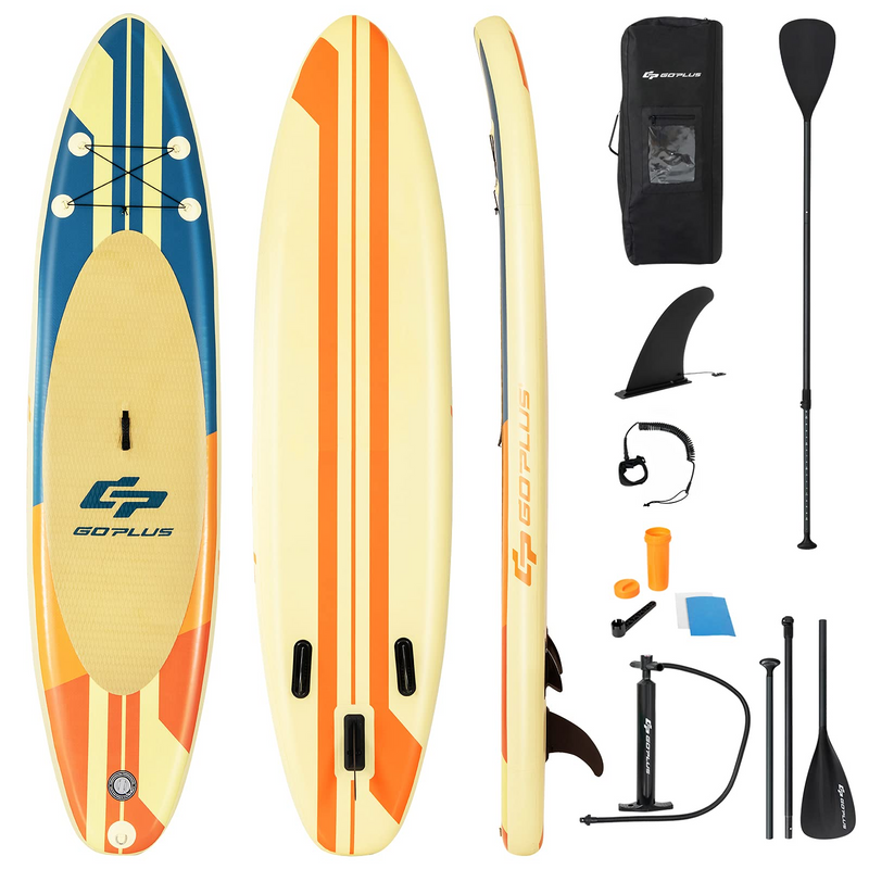 Load image into Gallery viewer, Goplus Inflatable Stand up Paddle Board Surfboard SUP Board with Adjustable Paddle Carry Bag - GoplusUS