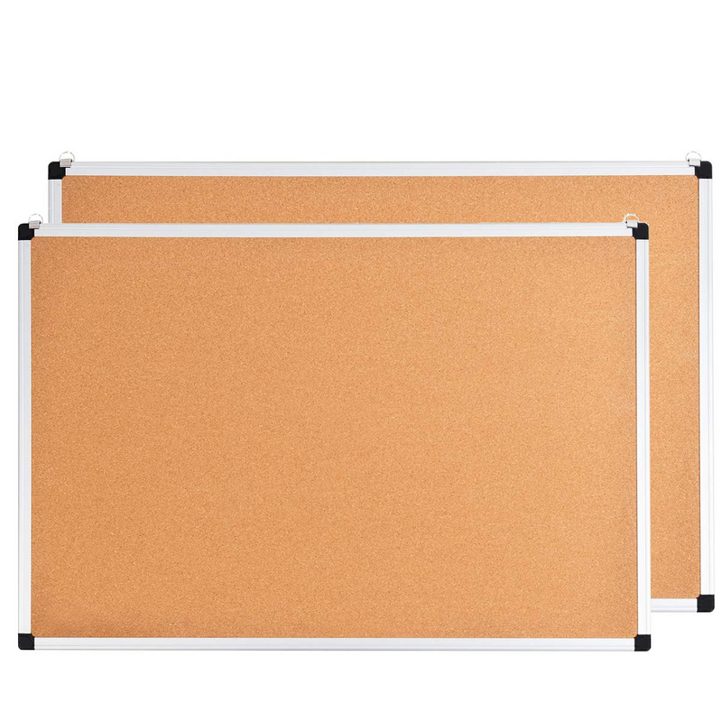 Load image into Gallery viewer, Cork Board, Bulletin Board, 18 x 24 3 Pack Aluminum Framed Cork Notice Pin Board Memo Board - GoplusUS