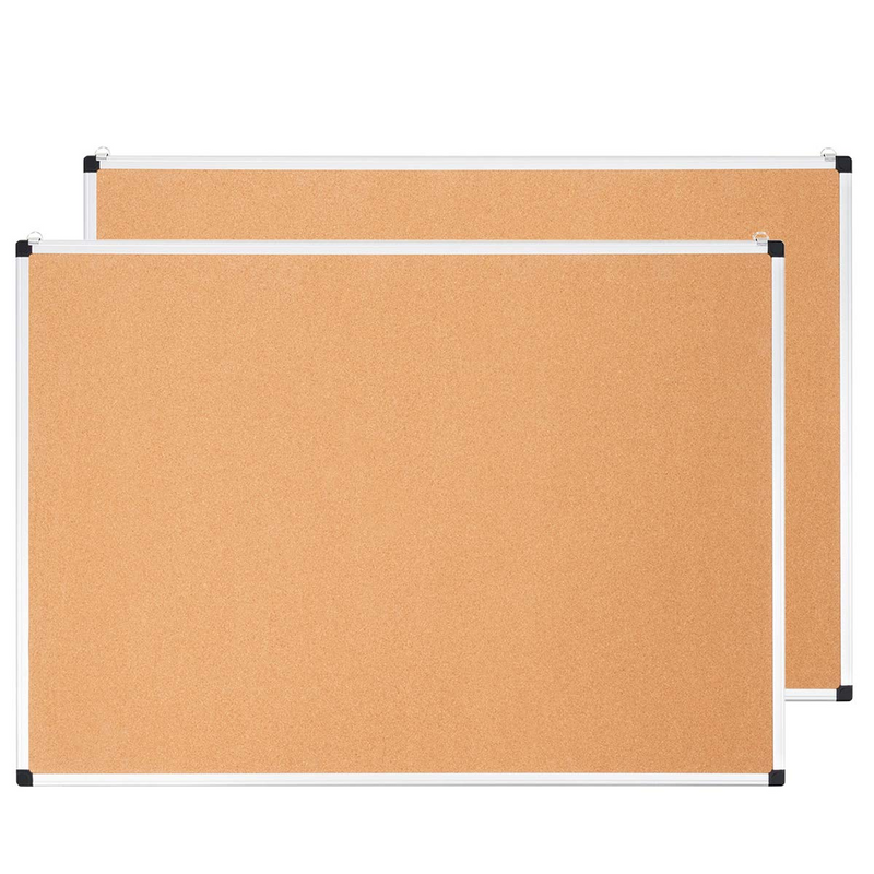 Load image into Gallery viewer, Cork Board, Bulletin Board, 18 x 24 3 Pack Aluminum Framed Cork Notice Pin Board Memo Board - GoplusUS