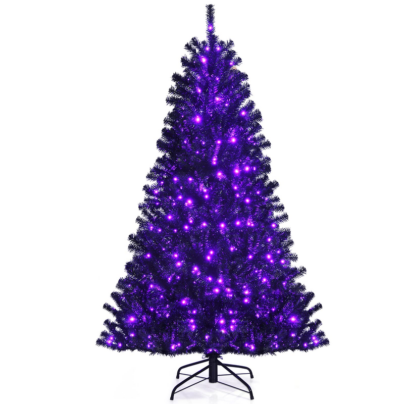 Load image into Gallery viewer, Goplus Halloween Tree, Hinged Artificial Christmas Tree Metal Stand, Perfect Halloween Decoration for Holiday Festival Parties - GoplusUS