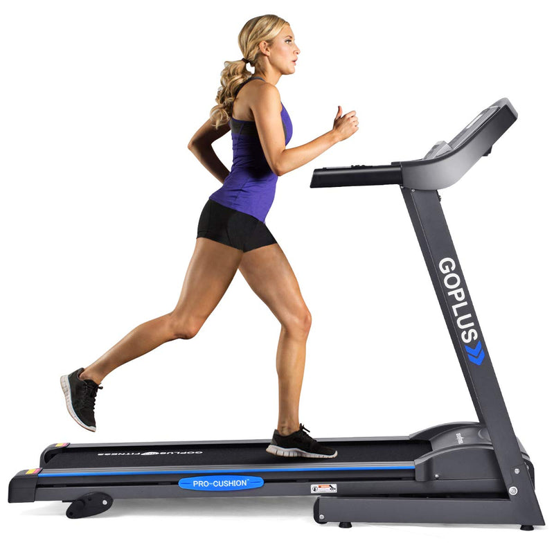 Load image into Gallery viewer, 2.2HP Folding Treadmill Electric Support Motorized Power Running Fitness Jogging Incline - GoplusUS