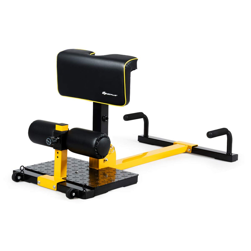 Load image into Gallery viewer, Deep Squat Machine with Anti-Skid Measures, Soft PVC Cover, Handy Wheels - GoplusUS
