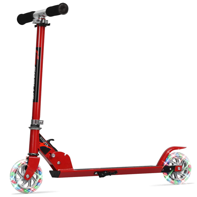 Load image into Gallery viewer, Folding Kick Scooter for Kids, 2 Flash Wheels Deluxe Aluminum - GoplusUS