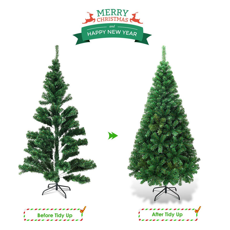 Load image into Gallery viewer, Artificial Christmas Tree with Solid Metal Stand - GoplusUS