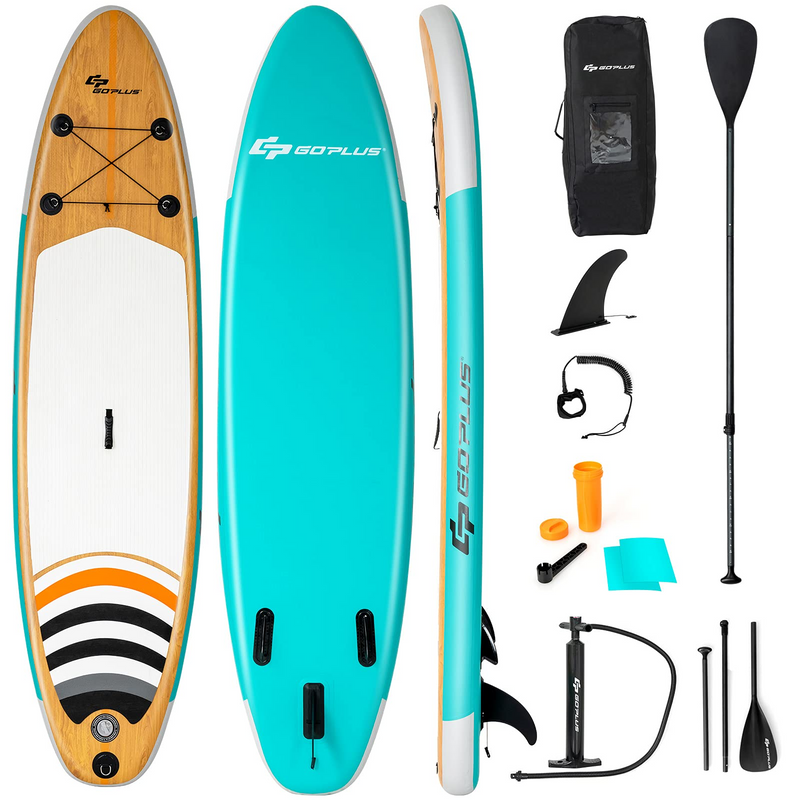 Load image into Gallery viewer, Goplus Inflatable Stand up Paddle Board Surfboard SUP Board with Adjustable Paddle Carry Bag - GoplusUS