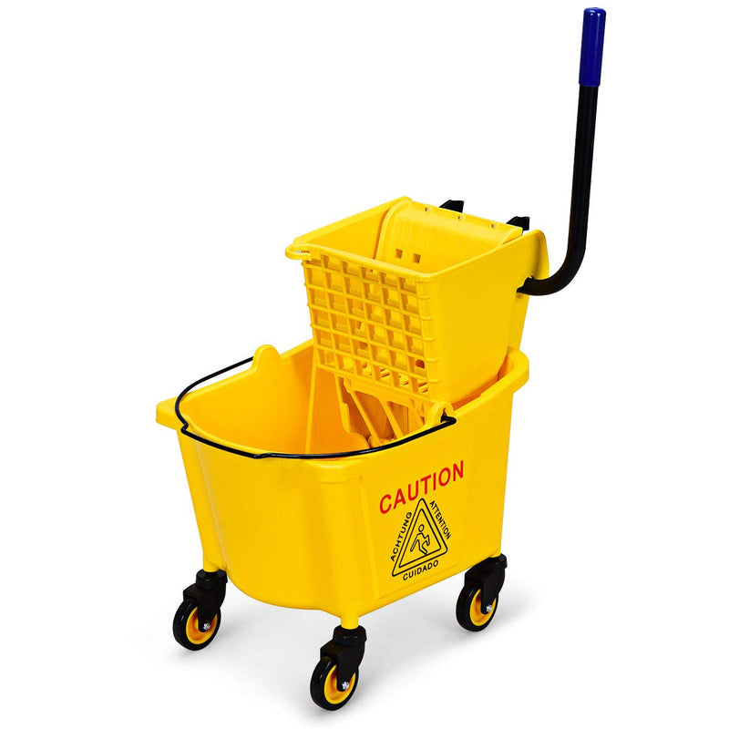 Load image into Gallery viewer, Commercial Mop Bucket with Wringer, Household Portable Mop Bucket - GoplusUS