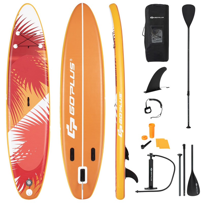 Load image into Gallery viewer, Goplus Inflatable Stand up Paddle Board Surfboard SUP Board with Adjustable Paddle Carry Bag - GoplusUS