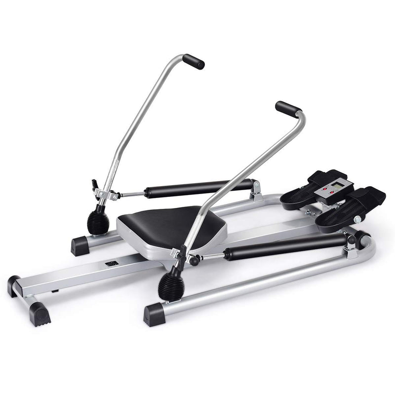 Load image into Gallery viewer, Goplus Hydraulic Rowing Machine Rower with LCD Monitor - GoplusUS