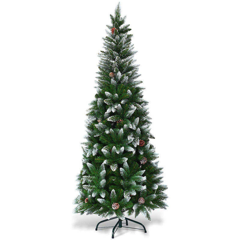 Load image into Gallery viewer, 5ft, 6FT 7.5FT Artificial Pencil Christmas Tree - GoplusUS