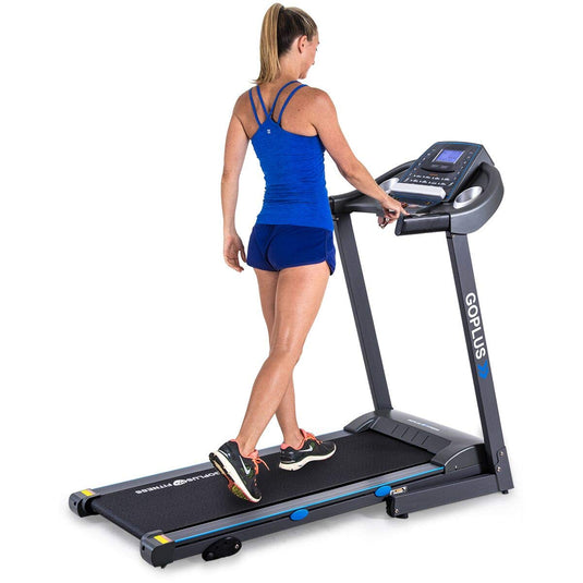 2.25HP Folding Treadmill with Incline, Superfit Electric Treadmill - GoplusUS