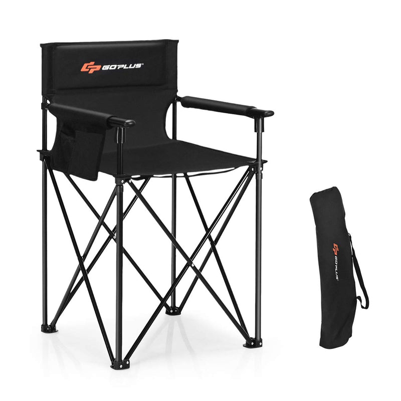 Load image into Gallery viewer, Folding Camping Chair, Outdoor Portable Beach Chair Heightened Design - GoplusUS