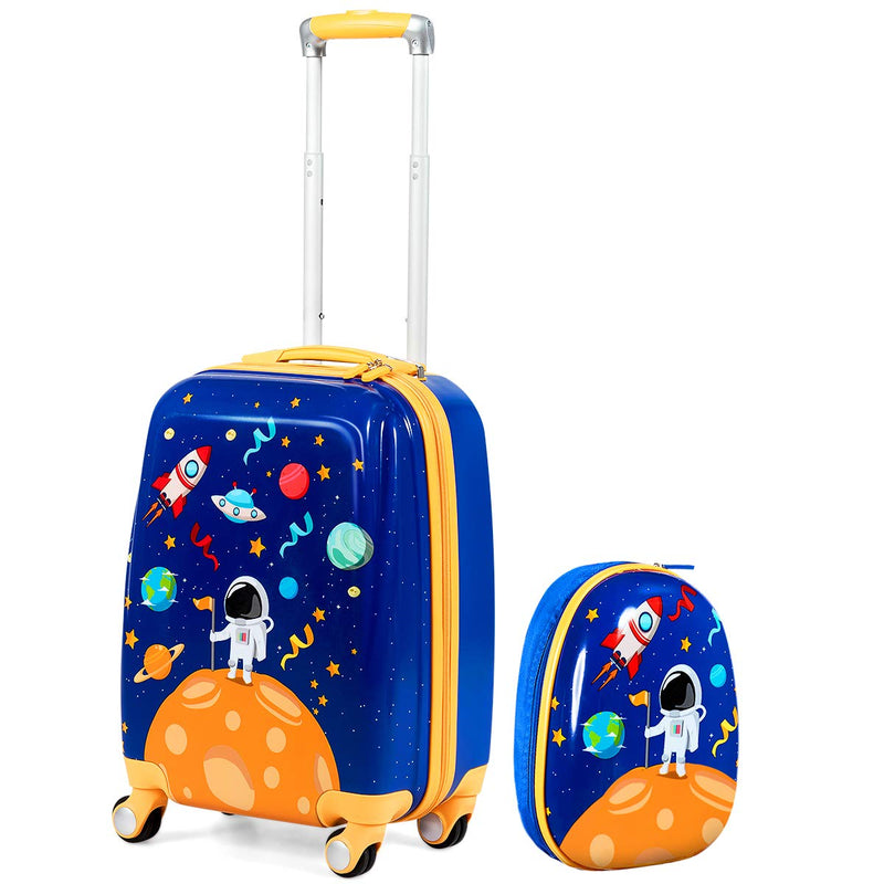 Load image into Gallery viewer, Kids Luggage Set, 12" & 18" Kids Carry On Luggage Set - GoplusUS