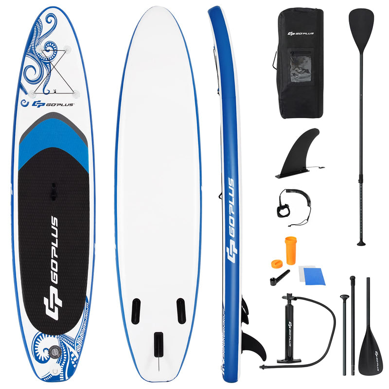 Load image into Gallery viewer, 10.5/11FT Inflatable Stand Up Paddle Board, 6.5" Thick SUP with Carry Bag - GoplusUS