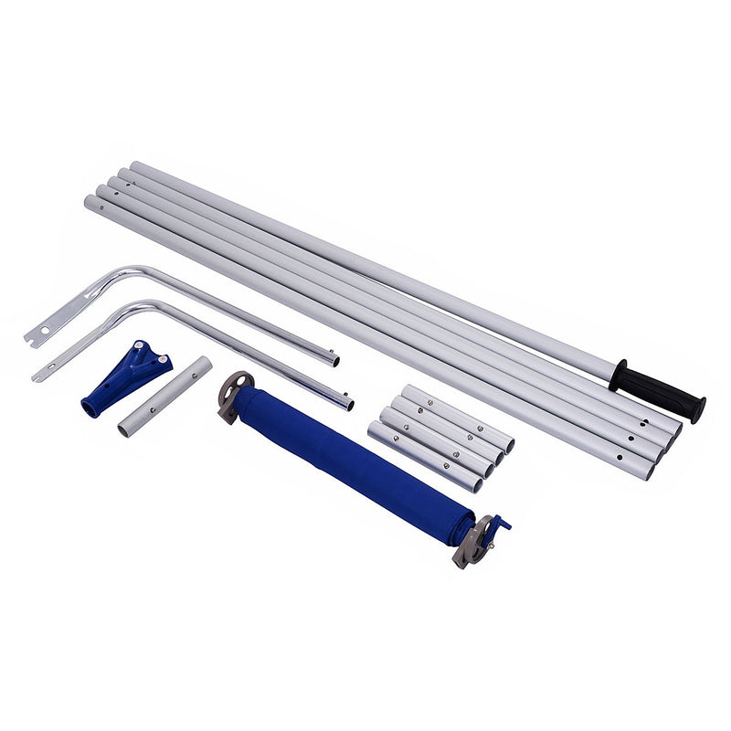 Load image into Gallery viewer, Roof Snow Rake Removal Tool 20 ft with Adjustable Telescoping Handle and Wheels