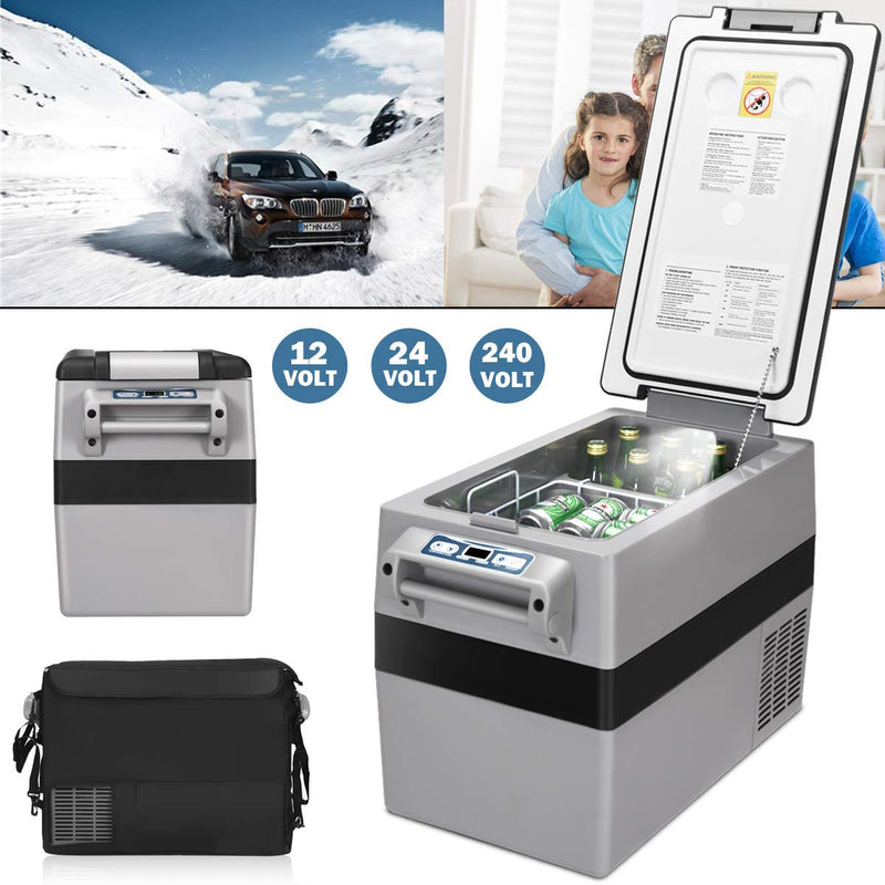 Load image into Gallery viewer, 44 Quart Portable Refrigerator/Freezer Compact Vehicle Car - GoplusUS