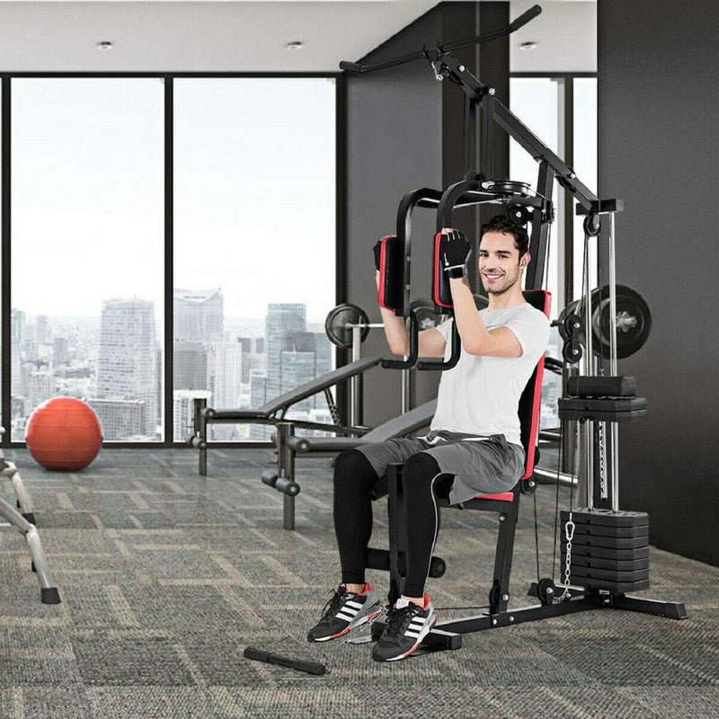 Load image into Gallery viewer, Multifunction Home Gym System Weight Training Exercise Workout Equipment Fitness Strength Machine - GoplusUS