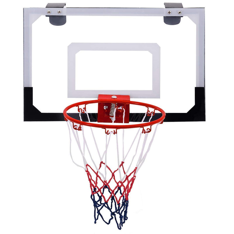Load image into Gallery viewer, Over-The-Door Mini Basketball Hoop Includes Basketball & Hand Pump Indoor Sports - GoplusUS