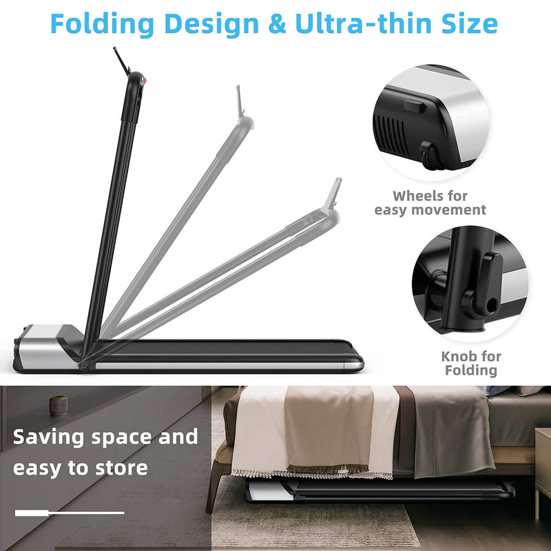 Load image into Gallery viewer, Ultra-Thin Electric Folding Treadmill, Installation-Free Design - Goplus