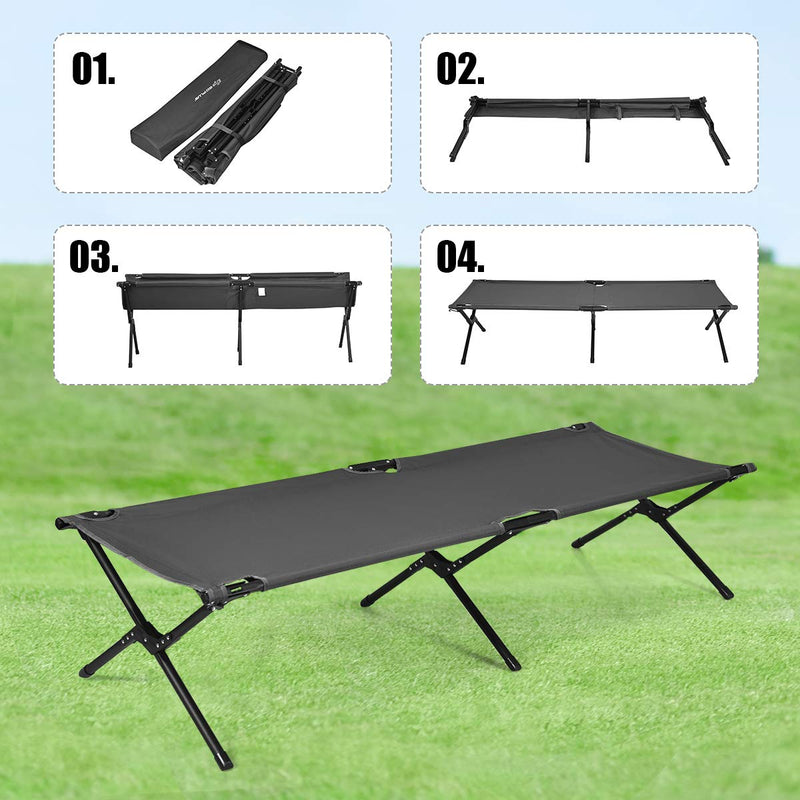 Load image into Gallery viewer, Folding Camping Cot with Carrying Bag - GoplusUS