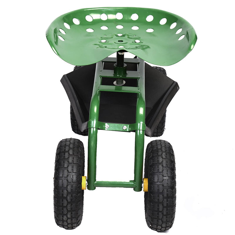 Load image into Gallery viewer, Garden Cart Rolling Work Seat Outdoor Lawn Yard Patio Wagon Scooter for Planting - GoplusUS