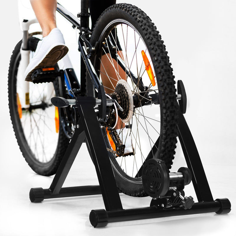 Load image into Gallery viewer, Bike Trainer Stand, Indoor Steel Exercise Bicycle Trainers with Magnetic Flywheel - GoplusUS