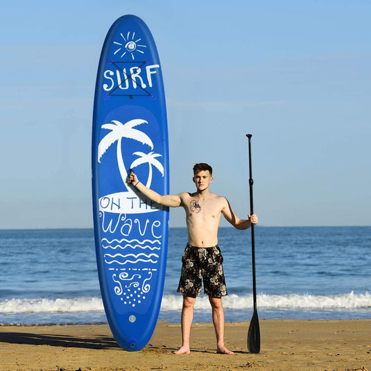 9.8'/10'/11' Inflatable Stand Up Paddle Board, 6.5" Thick SUP with Premium Accessories and Carry Bag - GoplusUS