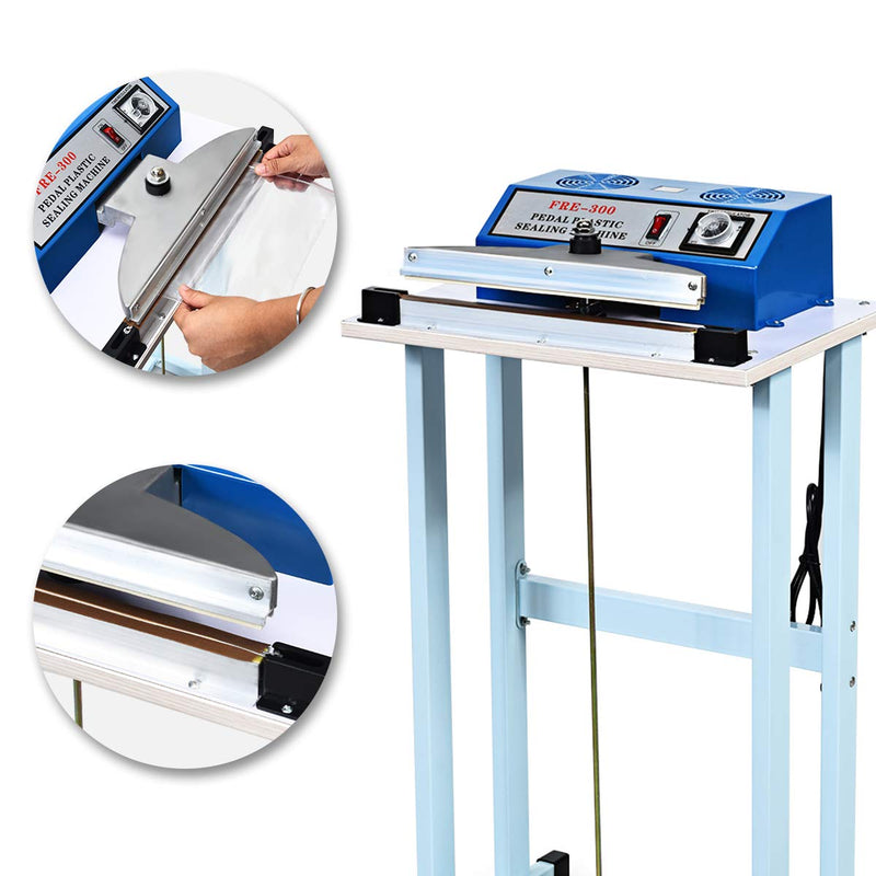 Load image into Gallery viewer, 110V 12" Foot Pedal Impulse Sealer with Cutter - GoplusUS