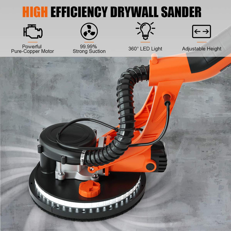 Load image into Gallery viewer, 750W Drywall Sander 12 Sanding Disks & Carrying Bag (Foldable) - GoplusUS