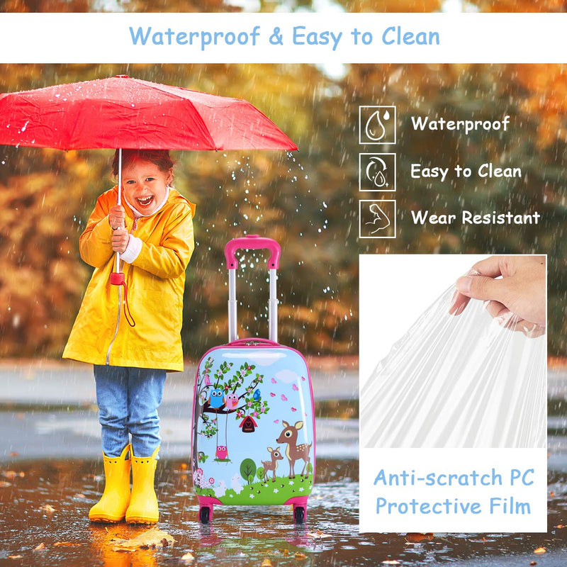 Load image into Gallery viewer, 2PC Kids Luggage, 12" & 16" Kids Carry On Luggage Set - GoplusUS