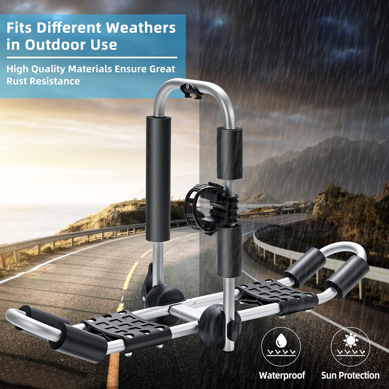 Load image into Gallery viewer, Goplus 2 Pair J-Bar Kayak Roof Rack, Universal Folding Rack Carrier for Canoe, SUP - GoplusUS