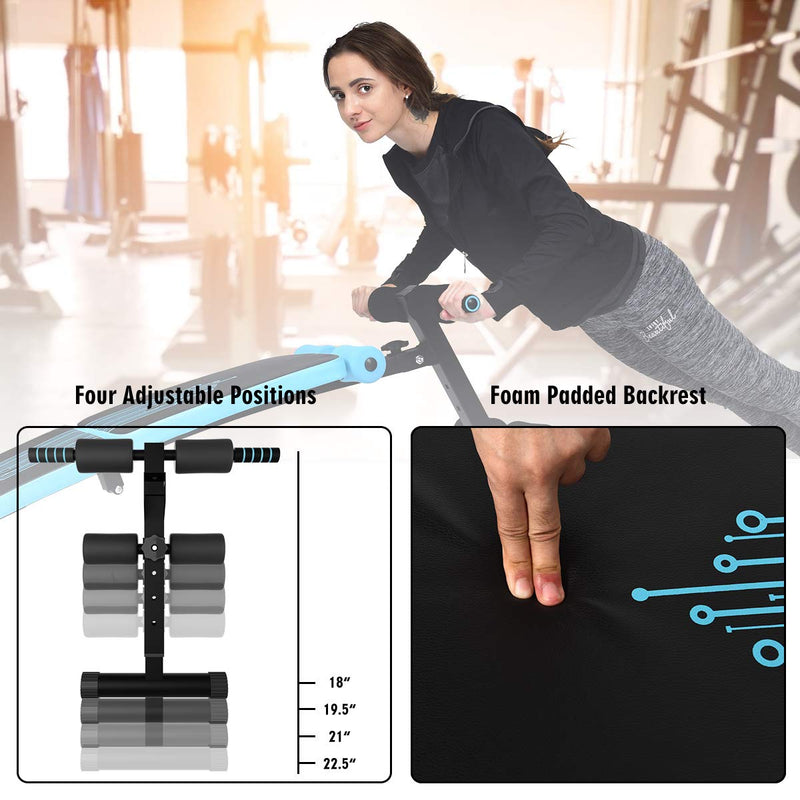Load image into Gallery viewer, Sit Up Bench Adjustable, Foldable Abdominal Training Workout Slant Bench