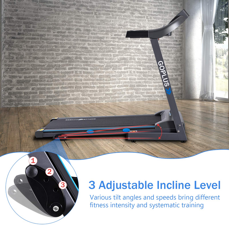 Load image into Gallery viewer, 2.25HP Folding Treadmill with Incline, Superfit Electric Treadmill - GoplusUS