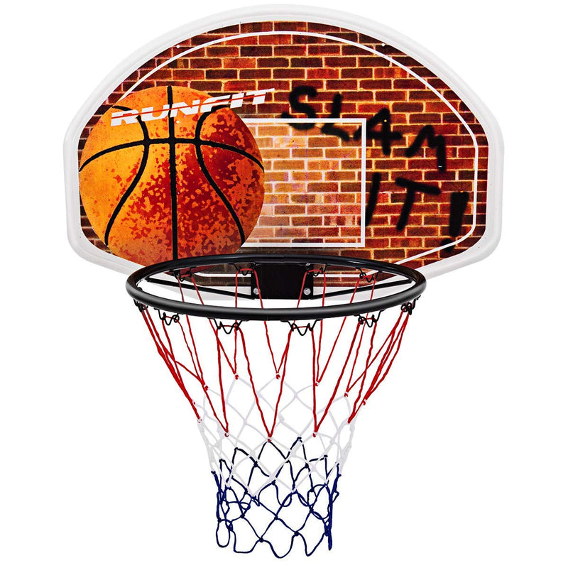 Load image into Gallery viewer, 29" x 20" Mini Basketball Hoop Wall Mounted Portable Basketball Backboard - GoplusUS