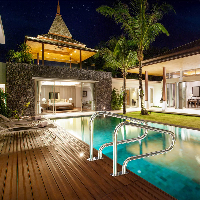 Load image into Gallery viewer, Pool Hand Rail, 2 PCS Easy Mount Hand Grab Rail - GoplusUS