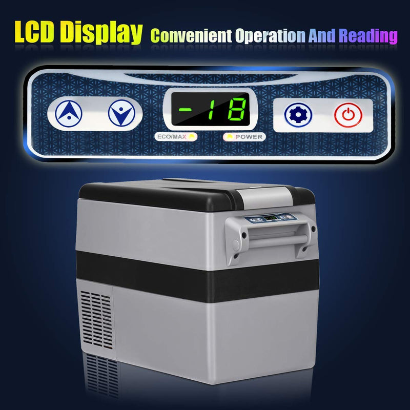 Load image into Gallery viewer, 44 Quart Portable Refrigerator/Freezer Compact Vehicle Car - GoplusUS