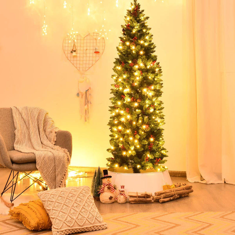 Load image into Gallery viewer, Galvanized Metal Christmas Tree Collar Easy Set Up, 30-Inch Diameter Base - GoplusUS