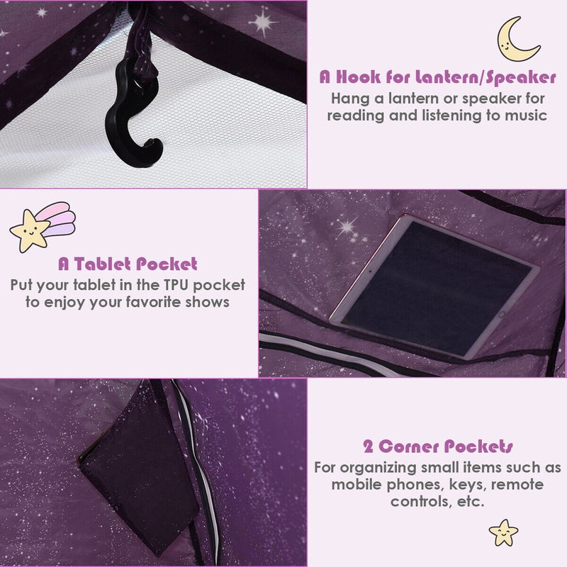 Load image into Gallery viewer, Bed Tent, Indoor Privacy Play Tent - GoplusUS