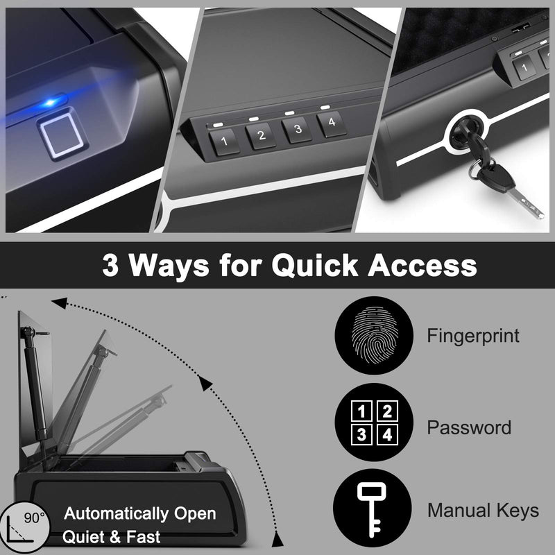 Load image into Gallery viewer, Gun Safe for 2 Pistols, DOJ Approved Pistol Safe - GoplusUS