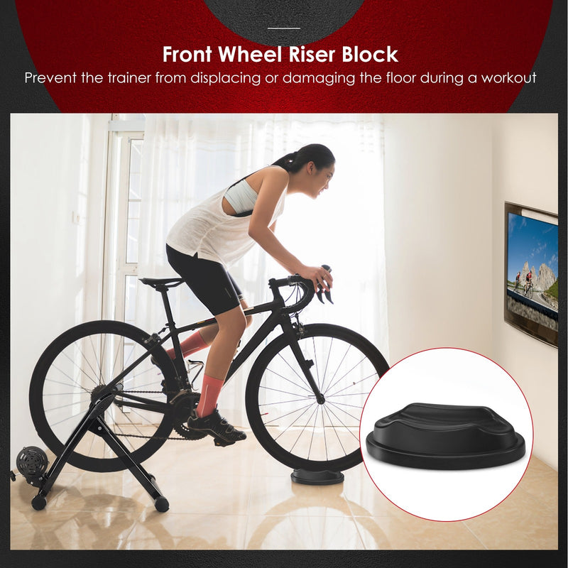 Load image into Gallery viewer, Bike Trainer Stand, Indoor Steel Exercise Bicycle Trainers with Magnetic Flywheel - GoplusUS