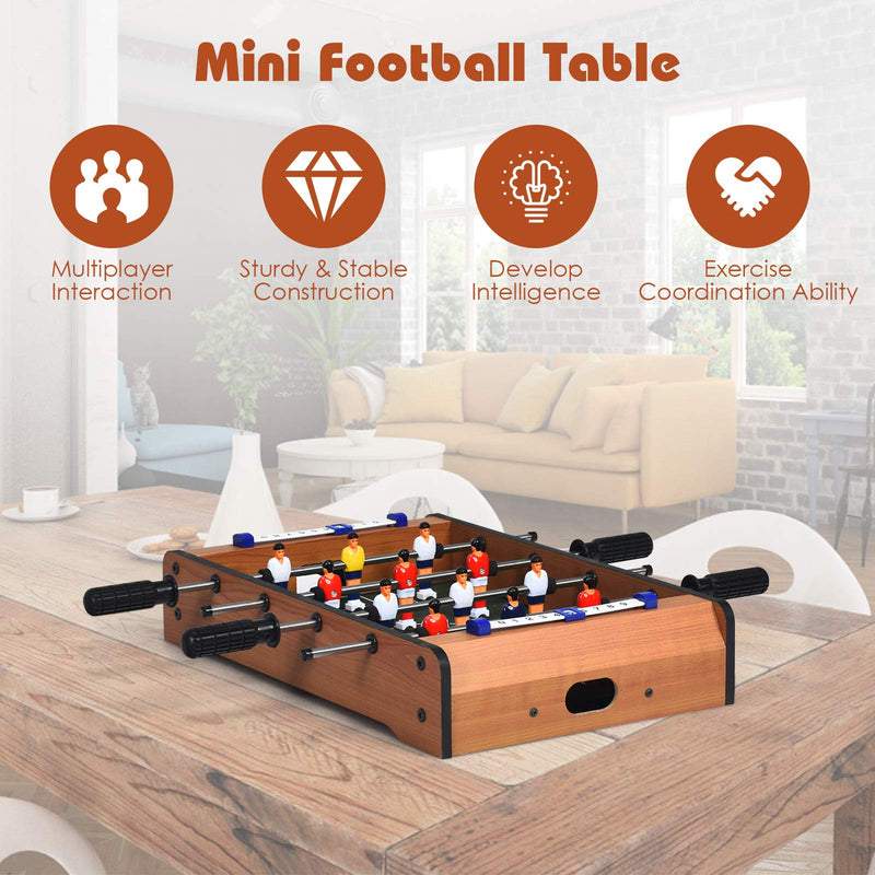 Load image into Gallery viewer, Mini Foosball Table, 20" Portable Tabletop Soccer Game - GoplusUS