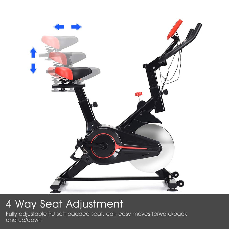 Load image into Gallery viewer, Stationary Bicycle, Indoor Cycling Bike, with Heart Rate Sensors