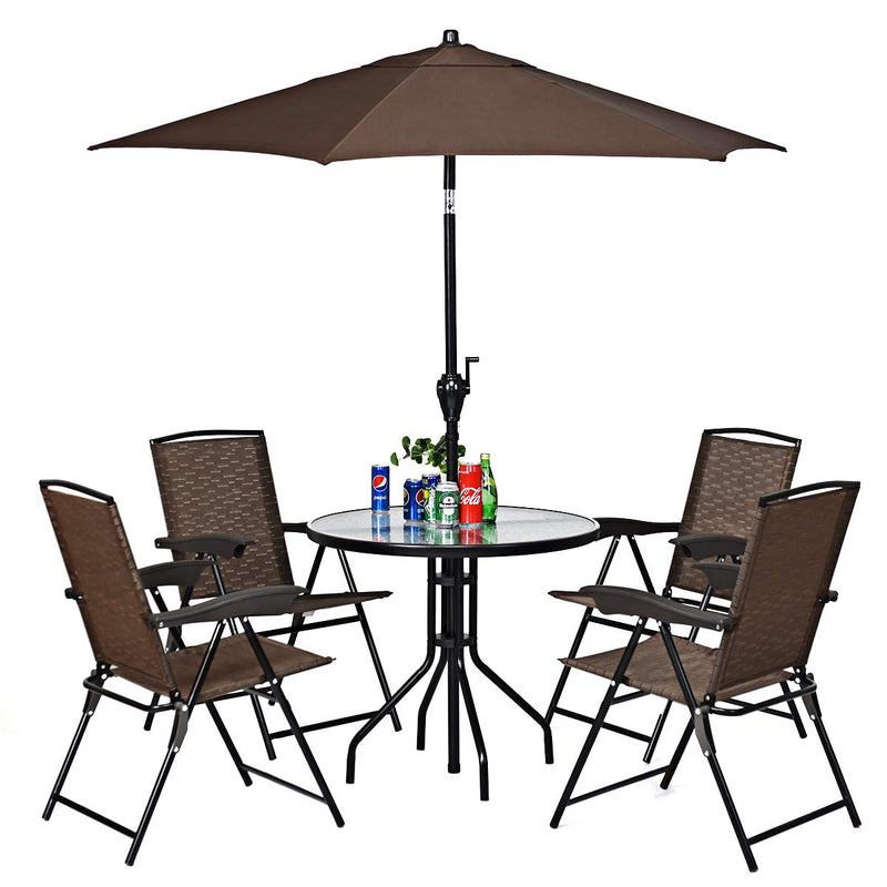 Load image into Gallery viewer, Sets of 4 Folding Sling Chairs Portable Chairs