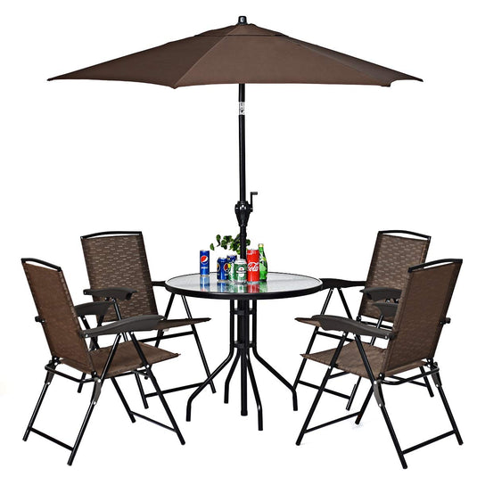 Sets of 4 Folding Sling Chairs Portable Chairs