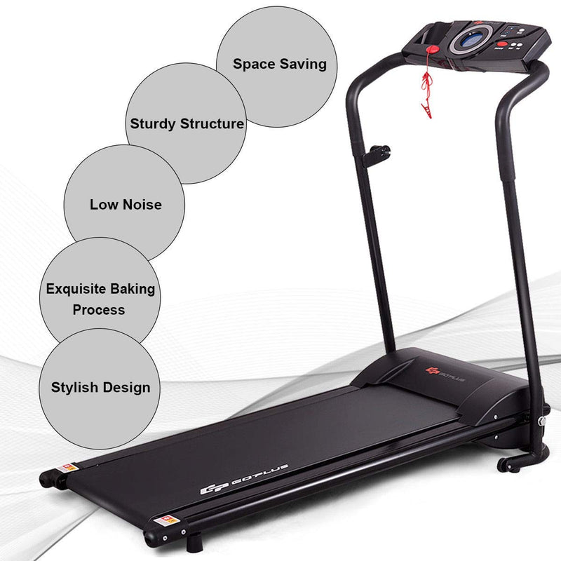 Load image into Gallery viewer, Compact Folding Treadmill for Home, Superfit Electric Walking Running Machine - GoplusUS