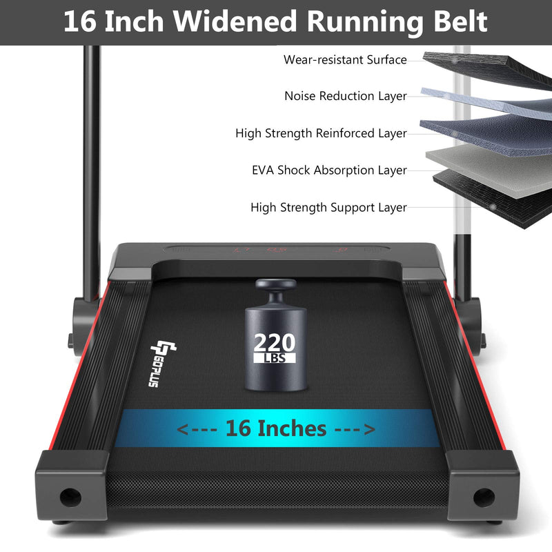 Load image into Gallery viewer, 3-in-1 Treadmill with Large Desk, 2.25HP Superfit Folding Electric Treadmills - GoplusUS