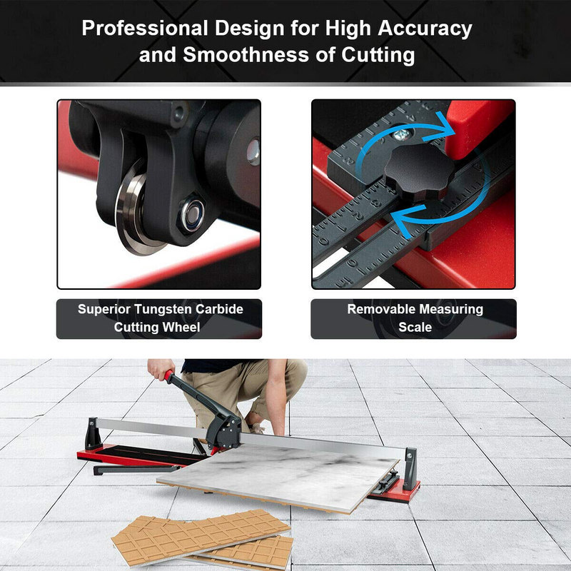 Load image into Gallery viewer, Goplus 48-Inch Manual Tile Cutter, Professional Porcelain Ceramic Floor Tile Cutter - GoplusUS