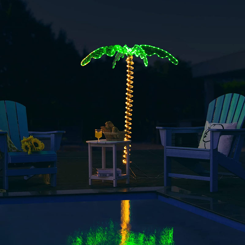 Load image into Gallery viewer, Lighted Palm Trees for Outside Patio - GoplusUS