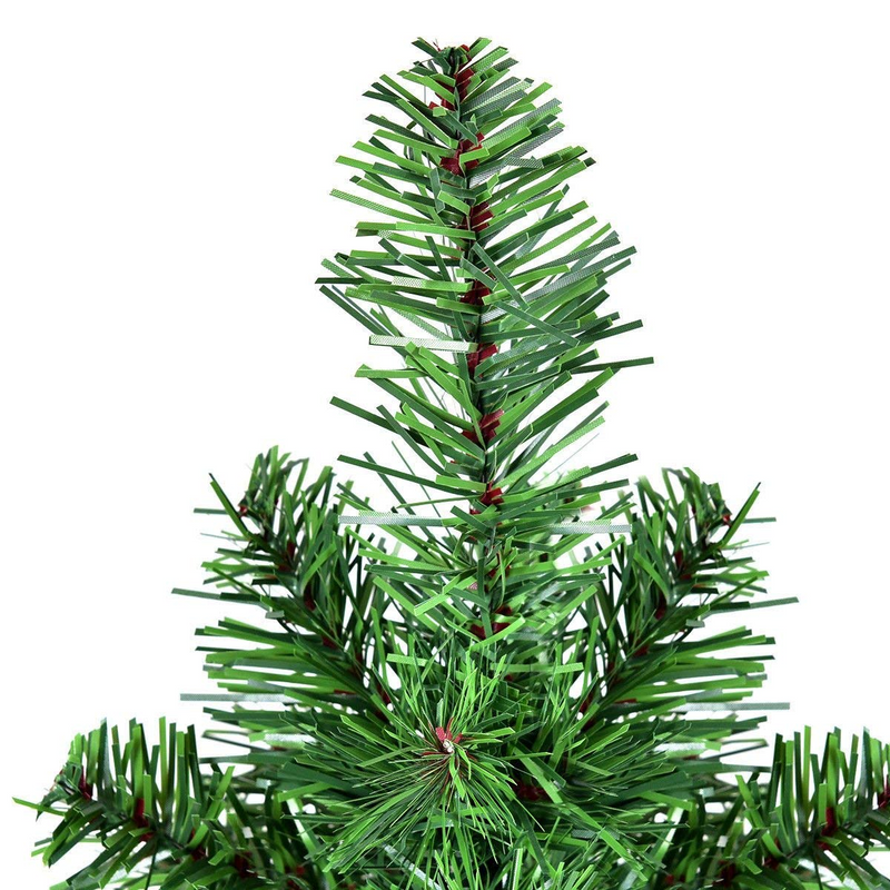 Load image into Gallery viewer, Goplus Christmas Tree Tabletop Artificial PVC Green Spruce Tree in Burlap Base - GoplusUS