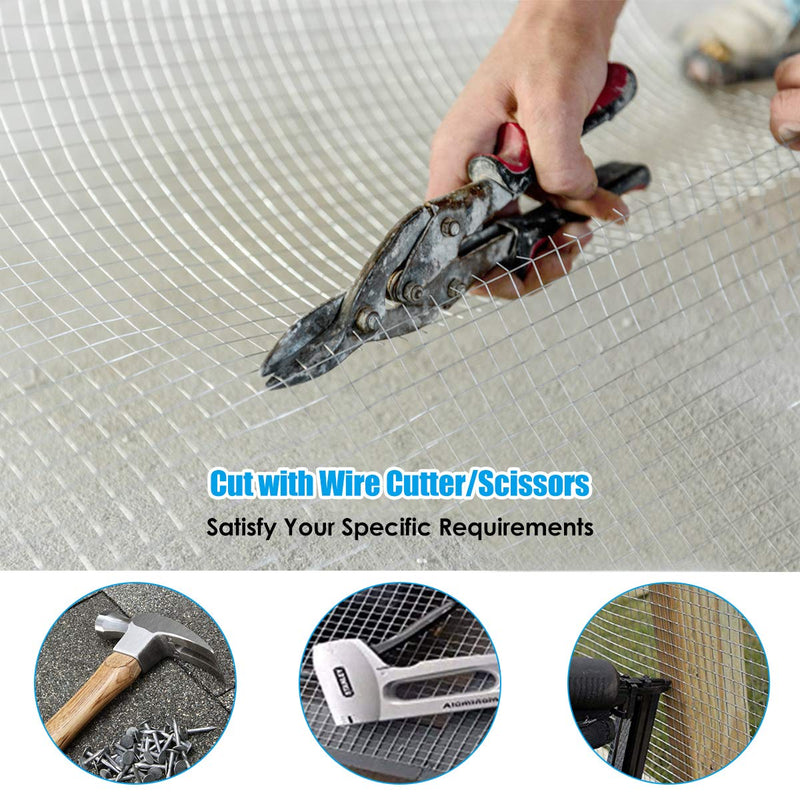 Load image into Gallery viewer, 48'' x 50' 1/4 inch Hardware Cloth, 23 Gauge Square Galvanized Chicken Wire - GoplusUS