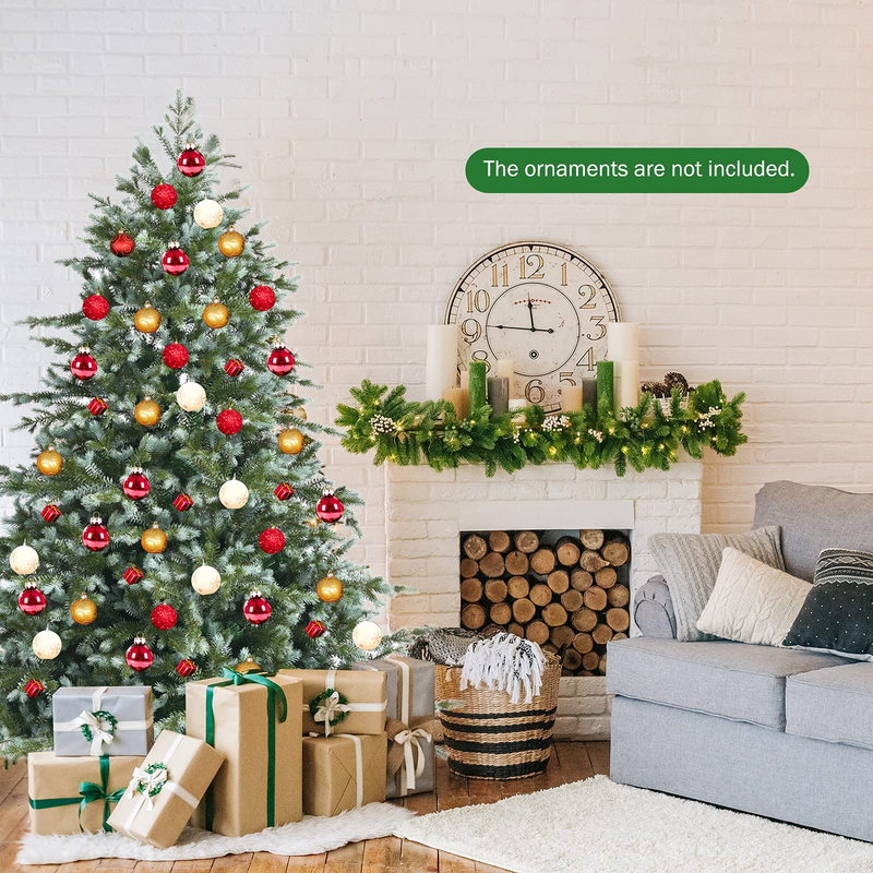 Load image into Gallery viewer, Goplus Artificial Christmas Tree, Metal Stand, Wintry Indoor Decoration for Holiday Festival - GoplusUS